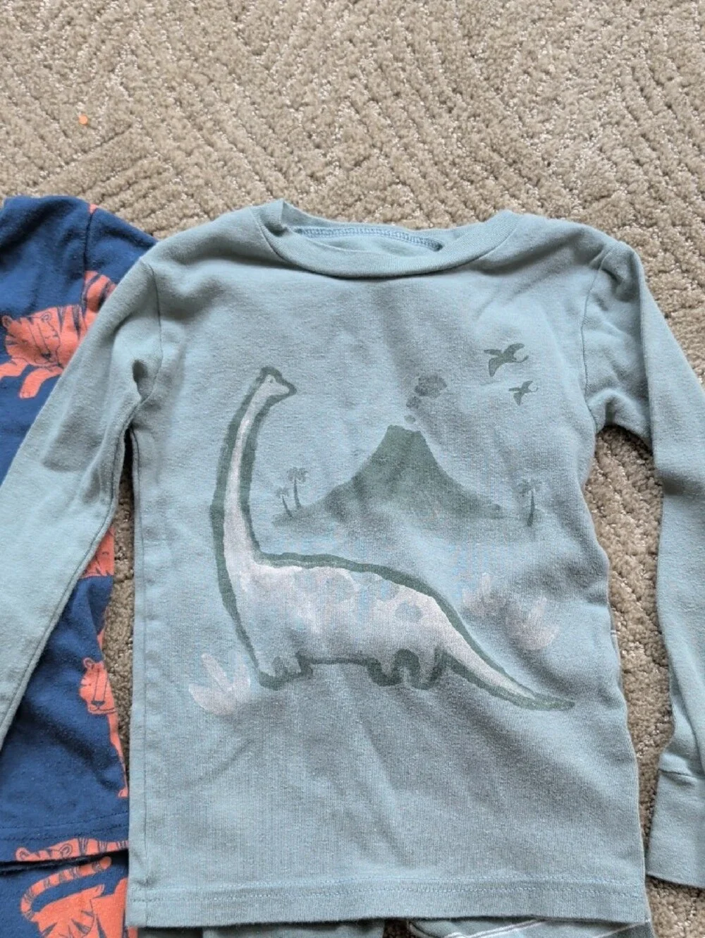 Carter's Kids Pajama Joggers Set - Blue, Peach & Light Teal
